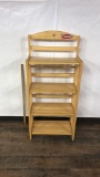 OAK COLLAPSIBLE BAKERS RACK.