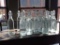 19) GLASS WATER SERVING BOTTLES.