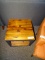 2) INDUSTRIAL STYLE SIDE TABLES.