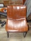 3) LEATHER SEAT CHAIRS.