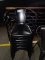 4) BLACK INDUSTRIAL CHAIRS