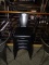4) BLACK INDUSTRIAL CHAIRS