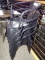 4) BLACK INDUSTRIAL CHAIRS