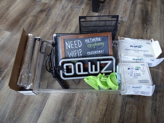 LEXAN PAN OPEN SIGN & MORE
