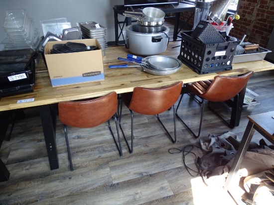 LARGE TABLE WITH 6 CHAIRS