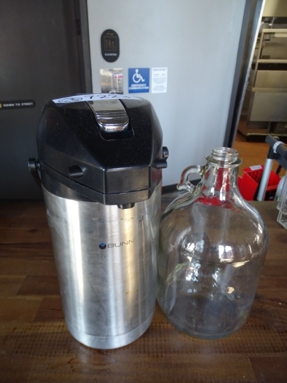 1) COFFEE CARAFFE & GLASS JUG