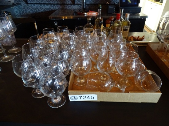 31) BRANDY GLASSES.