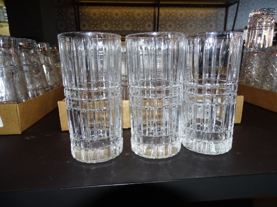 12) TALL WATER GLASSES.