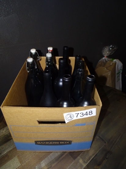 WATER SERVING BOTTLES & ENPTY WINE BOTTLES