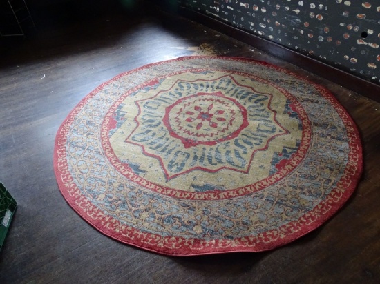 MAMLUK COLLECTION RUG. 8' ROUND