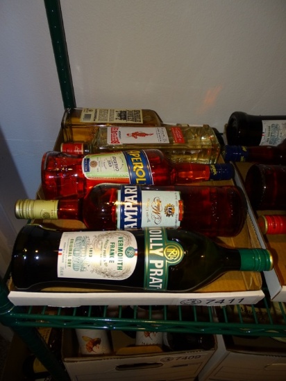 5) BOTTLES OF MISC UNOPENED LIQUOR