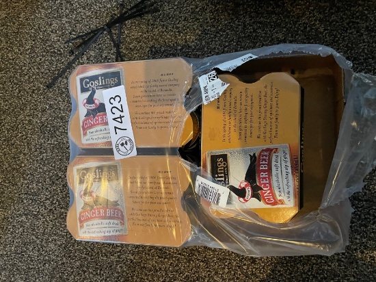 3) 6 PACKS OF GOSLINGS GINGER BEER.