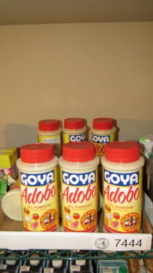 10) BOTTLES OF GOYA ADOBO SEASINING.