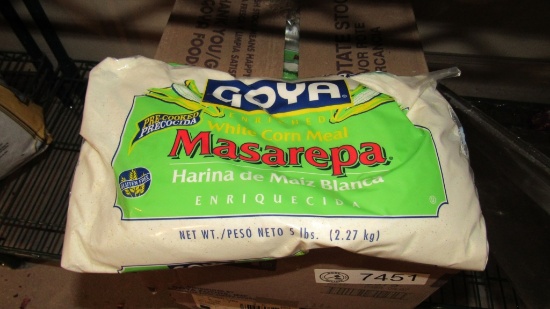 2 BOXES OF GOYA WHITE CORN MEAL..