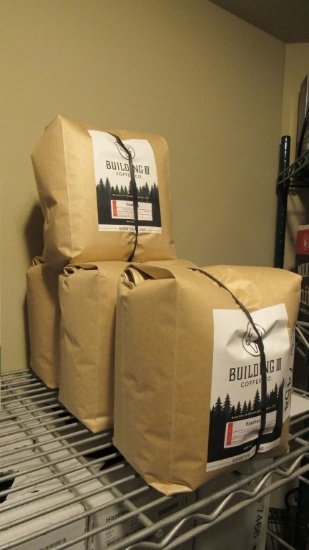 4) 5LB BAGS OF BULDING III EPIPHANY COFFEE.