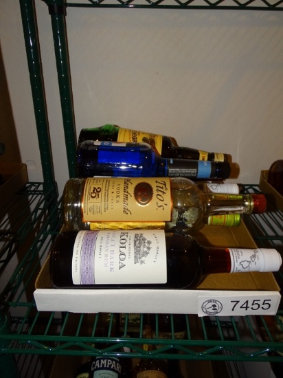 6) BOTTLES OF MISC UNOPENED LIQUOR