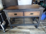 LARGE INDUSTIRUAL ROLLING TABLE