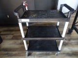 BLACK & SILVER UTILITY CART