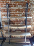 INDUSTRIAL FREESTANDING BOOKSHELF.