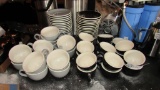 30+) COFFEE CUPS & SAUCERS