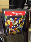 4) LARGE PIECES OF JAZZ ART.