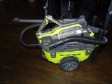 RYOBI ELECTRIC CORDLESS WET DRY VAC.