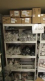 WHITE PLASTIC RACK WITH TO GO ITEMS