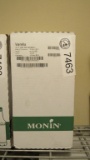 4) BOTTLES OF MONIN VANILLA GOURMET SYRUP.