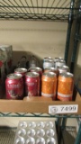 17) CANS & BOTTLE OF MISC BEERS.