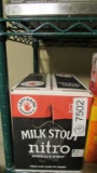 12 PACK OF LEFT HAND BREWING COMPANY MILK STOUT. Q