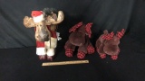 COLLECTION OF MOOSE DECOR