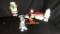 ASSORTMENT OF SANTA & SNOWMAN DECOR