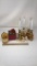 CANDLES, SNOW GLOBE, & MISTLETOE ORNAMENT