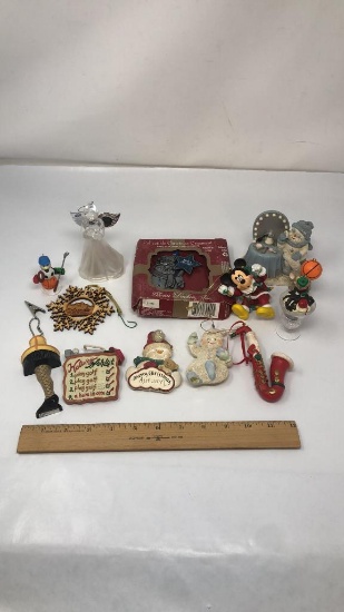 13) CHRISTMAS ORNAMENTS