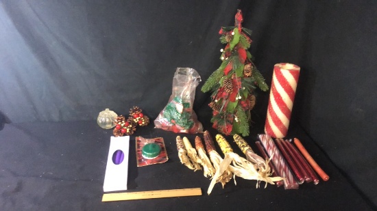 ASSORTMENT OF CANDLES & MORE
