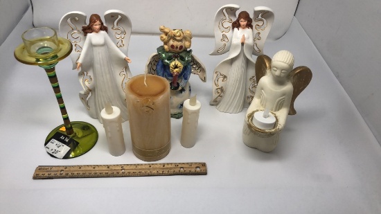 ANGEL CANDLE HOLDERS