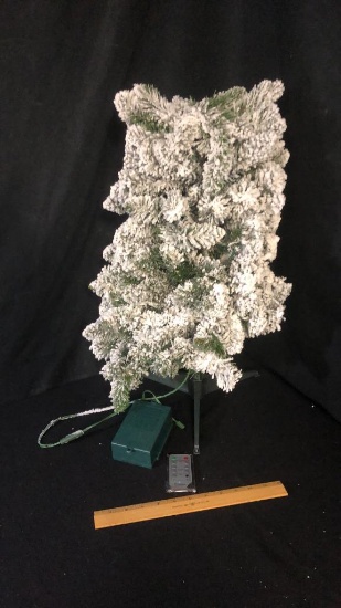 3FT" STAKE TREE WITH FAUX SNOW