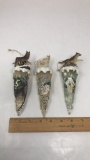 ASHTON DRAKE MAJESTIC WOLVES ORNAMENT SET