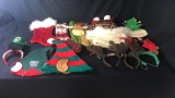 CHRISTMAS THEMED HEADGEAR & STOCKINGS