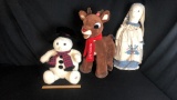 3) LARGE STUFFED ANIMALS