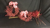 2) BERRY WREATHS & ACCESSORIES