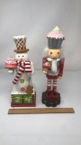 2) ST. NICHOLAS SQUARE NUTCRACKERS