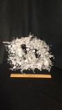 2) 3FT CLEAR BEAD GARLAND
