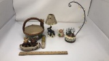 CERAMIC BEAR & MOOSE DECOR