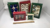 GLASS CHRISTMAS BULBS