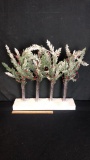 ILLUMINATED TREE & BERRY CENTERPIECE