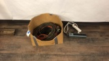 BOX OF INDUSTRIAL POWER CORDS