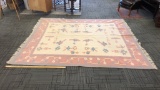 LARGE NATIVE AMERICAN INSPIRED PASTEL AREA RUG
