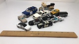 11) HOTWHEELS & MATCHBOX POLICE PATROL VEHICLES