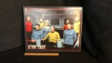 STAR TREK ORIGINAL SERIES POSTER ON WOOD FRAME